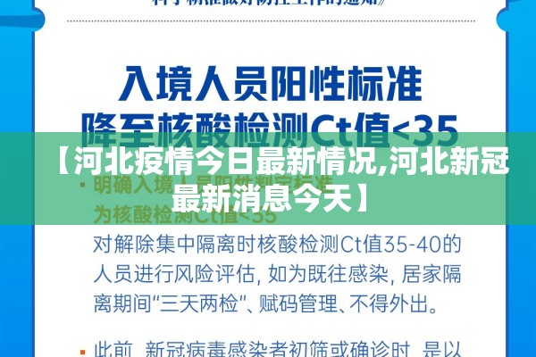 【河北疫情今日最新情况,河北新冠最新消息今天】 【河北疫情今日最新情况,河北新冠最新消息今天】
