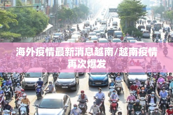 海外疫情最新消息越南/越南疫情再次爆发