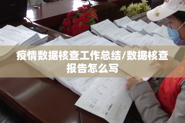 疫情数据核查工作总结/数据核查报告怎么写