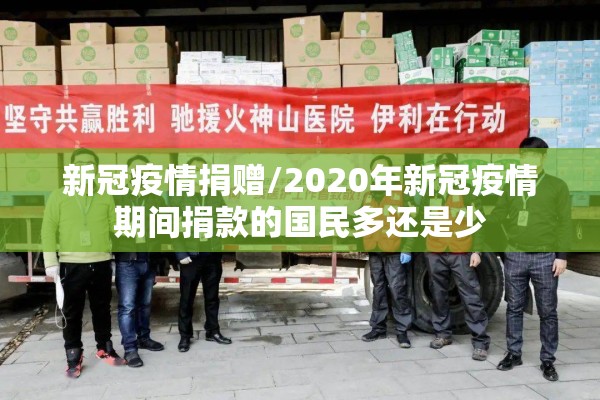 新冠疫情捐赠/2020年新冠疫情期间捐款的国民多还是少