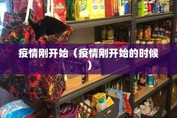 疫情刚开始(疫情刚开始的时候) 疫情刚开始(疫情刚开始的时候)