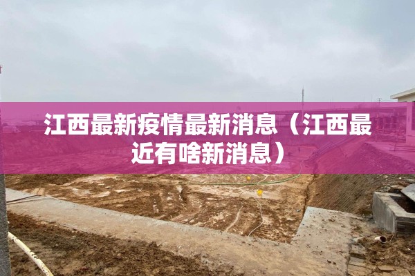 江西最新疫情最新消息（江西最近有啥新消息）