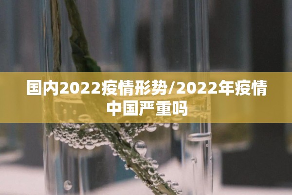 国内2022疫情形势/2022年疫情中国严重吗 国内2022疫情形势/2022年疫情中国严重吗