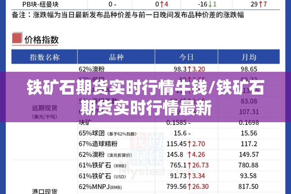 铁矿石期货实时行情牛钱/铁矿石期货实时行情最新