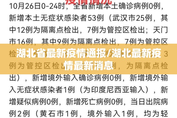 湖北省最新疫情通报/湖北最新疫情最新消息 湖北省最新疫情通报/湖北最新疫情最新消息