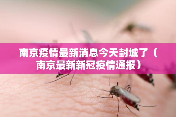 南京疫情最新消息今天封城了（南京最新新冠疫情通报）