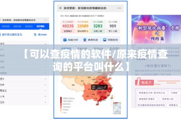 【可以查疫情的软件/原来疫情查询的平台叫什么】
