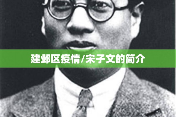 建邺区疫情/宋子文的简介 建邺区疫情/宋子文的简介