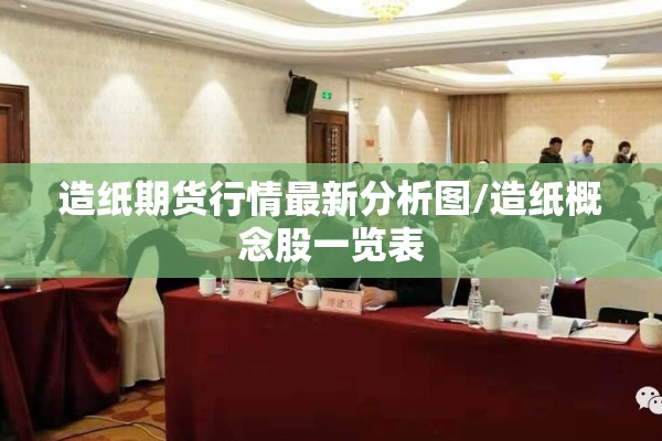 造纸期货行情最新分析图/造纸概念股一览表