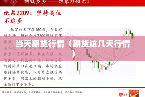 当天期货行情(期货这几天行情) 当天期货行情(期货这几天行情)