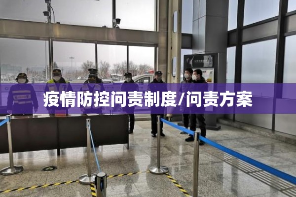 疫情防控问责制度/问责方案