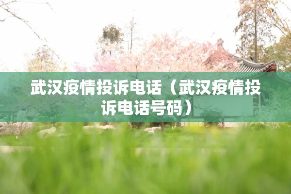 武汉疫情投诉电话(武汉疫情投诉电话号码) 武汉疫情投诉电话(武汉疫情投诉电话号码)