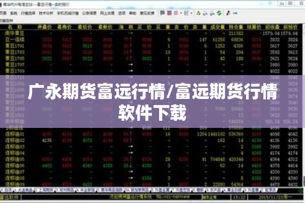 广永期货富远行情/富远期货行情软件下载