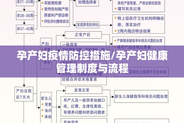 孕产妇疫情防控措施/孕产妇健康管理制度与流程 孕产妇疫情防控措施/孕产妇健康管理制度与流程