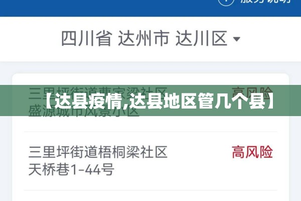 【达县疫情,达县地区管几个县】 【达县疫情,达县地区管几个县】