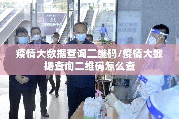 疫情大数据查询二维码/疫情大数据查询二维码怎么查 疫情大数据查询二维码/疫情大数据查询二维码怎么查