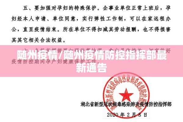 随州疫情/随州疫情防控指挥部最新通告