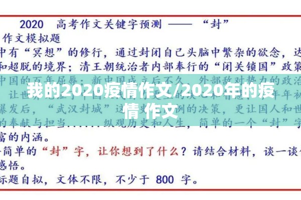 我的2020疫情作文/2020年的疫情 作文