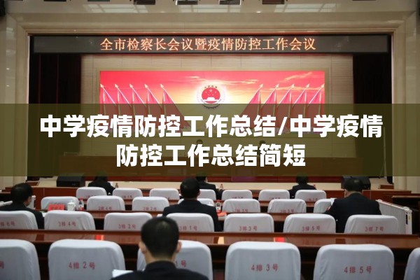 中学疫情防控工作总结/中学疫情防控工作总结简短
