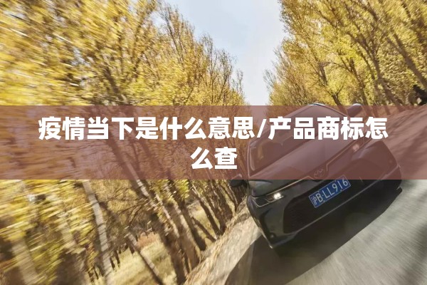 疫情当下是什么意思/产品商标怎么查 疫情当下是什么意思/产品商标怎么查