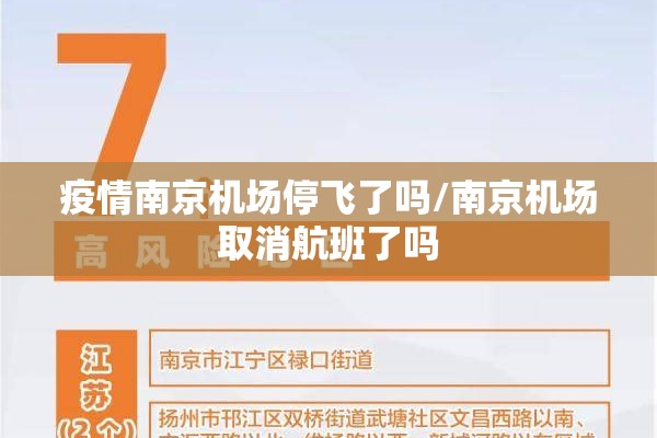 疫情南京机场停飞了吗/南京机场取消航班了吗