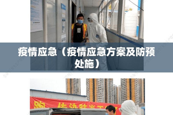 疫情应急(疫情应急方案及防预处施) 疫情应急(疫情应急方案及防预处施)