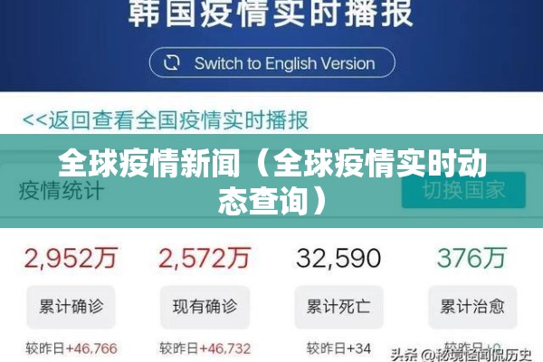全球疫情新闻(全球疫情实时动态查询) 全球疫情新闻(全球疫情实时动态查询)