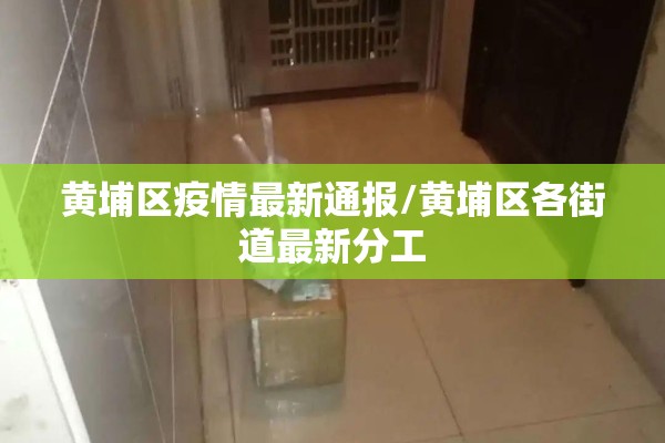 黄埔区疫情最新通报/黄埔区各街道最新分工 黄埔区疫情最新通报/黄埔区各街道最新分工